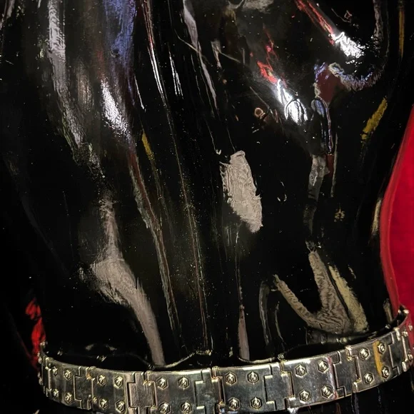 GORGEOUS STEAMPUNK Metal and leather Very Rare Vintage Heavy Duty - Picture 4 of 6